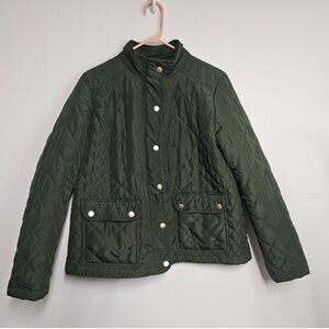 St. John’s Bay Women's Quilted Green Jacket
